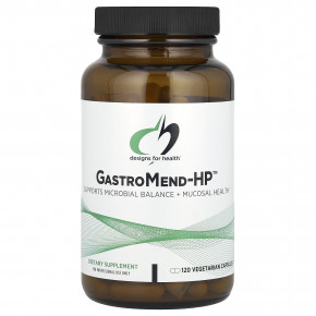 Designs For Health, GastroMend-HP™, 120 Vegetarian Capsules в Москве - eco-herb.ru | фото