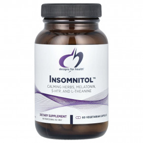 Designs For Health, Insomnitol™, 60 Vegetarian Capsules в Москве - eco-herb.ru | фото