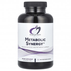 Designs For Health, Metabolic Synergy™, 180 Vegetarian Capsules в Москве - eco-herb.ru | фото