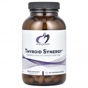 Designs For Health, Thyroid Synergy™, 120 Vegetarian Capsules в Москве - eco-herb.ru | фото