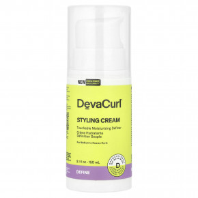 DevaCurl, Крем для укладки, увлажняющий крем для прикосновения, 150 мл (5,1 жидк. унц.) - описание | фото