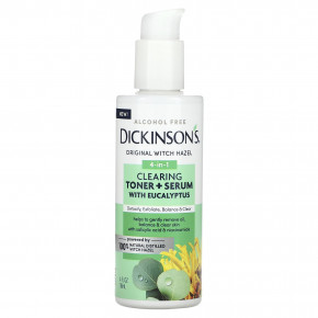 Dickinson Brands, Original Witch Hazel, очищающий тоник 4 в 1 и сыворотка с эвкалиптом, без спирта, 118 мл (4 жидк. унц.) в Москве - eco-herb.ru | фото