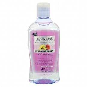 Dickinson Brands, улучшенная формула гамамелиса, увлажняющий тоник с розовой водой, без спирта, 473 мл (16 жидк. унций) в Москве - eco-herb.ru | фото