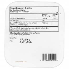 Diso, куркумин, апельсин, 30 полосок для полости рта в Москве - eco-herb.ru | изображение Diso, куркумин, апельсин, 30 полосок для полости рта в Москве - eco-herb.ru | фото