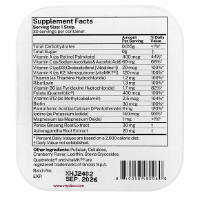 Diso, M-Vit, клюква, 30 полосок для полости рта в Москве - eco-herb.ru | изображение Diso, M-Vit, клюква, 30 полосок для полости рта в Москве - eco-herb.ru | фото