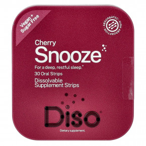 Diso, Snooze, вишня, 30 полосок для полости рта в Москве - eco-herb.ru | изображение Diso, Snooze, вишня, 30 полосок для полости рта в Москве - eco-herb.ru | фото