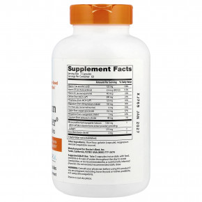 Doctor's Best, Calcium Bone Maker®, комплекс с кальцием для здоровья костей, 180 капсул в Москве - eco-herb.ru | фото