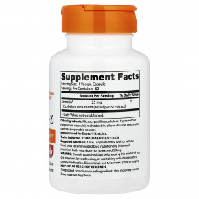 Doctor's Best, Calm-Z с зембрином, 25 мг, 60 растительных капсул в Москве - eco-herb.ru | фото