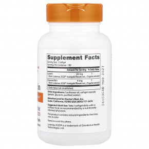 Doctor's Best, Lutemax 2020, лютеин, 20 мг, 180 капсул в Москве - eco-herb.ru | изображение Doctor's Best, Lutemax 2020, лютеин, 20 мг, 180 капсул в Москве - eco-herb.ru | фото