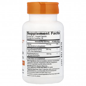 Doctor's Best, натуральные средства для улучшения работы мозга, 60 растительных капсул в Москве - eco-herb.ru | фото