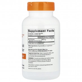 Doctor's Best, Порошок из плодов нони, 120 вегетарианских капсул (650 мг на капсулу) в Москве - eco-herb.ru | фото