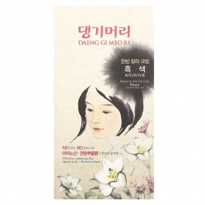 DAENG GI MEO RI, краска для волос с лекарственными травами, черный, 1 набор - описание