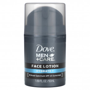 Dove, Men + Care, лосьон для лица, увлажнение, SPF 15, 50 мл (1,69 жидк. унции) в Москве - eco-herb.ru | фото