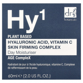 Dr. Botanicals, Hy¹, гиалуроновая кислота, дневной увлажняющий комплекс с витамином C для повышения упругости кожи, 60 мл (2 жидк. унции) в Москве - eco-herb.ru | фото