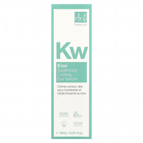 Dr. Botanicals, Охлаждающая сыворотка для кожи вокруг глаз с киви, 15 мл (0,51 жидк. Унции) в Москве - eco-herb.ru | фото