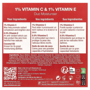 Dr. Botanicals, Витамин C и витамин E, осветляющее увлажняющее средство, 2 жидк. Унции (60 мл) в Москве - eco-herb.ru | фото