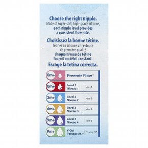 Dr. Brown's, Natural Flow®, соска против колик, для детей от 0 месяцев, медленный поток, 2 шт. в Москве - eco-herb.ru | фото