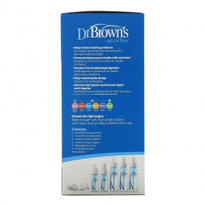 Dr. Brown's, Natural Flow, набор для кормления новорожденных, 1 набор в Москве - eco-herb.ru | фото