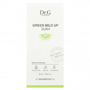 Dr. G, Green Mild Up Sun+, SPF 50+ PA ++++, 50 мл (1,69 жидк. унции) в Москве - eco-herb.ru | фото