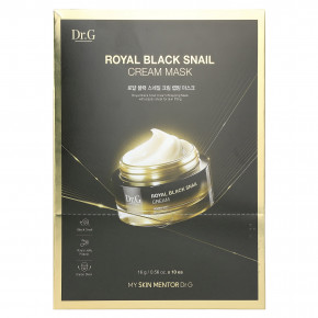 Dr. G, Royal Black Snail, кремовая маска для лица, 10 шт., 16 г (0,56 унции) в Москве - eco-herb.ru | фото