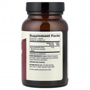 Dr. Mercola, астаксантин, 4 мг, 90 капсул в Москве - eco-herb.ru | фото