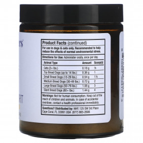 Dr. Mercola, Bark & Whiskers™, добавка для снятия стресса, для собак и кошек, 36,8 г (1,29 унции) в Москве - eco-herb.ru | фото