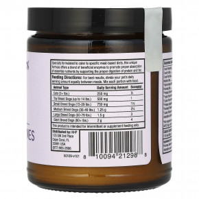 Dr. Mercola, Bark & Whiskers™, мясной рацион с пищеварительными ферментами, для собак и кошек, 75 г (2,6 унции) в Москве - eco-herb.ru | фото