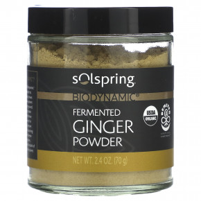 Dr. Mercola, Biodynamic, Fermented Ginger Powder, 2.4 oz (70 g) в Москве - eco-herb.ru | фото