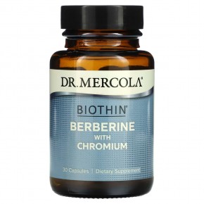 Dr. Mercola, Biothin, берберин с хромом, 30 капсул в Москве - eco-herb.ru | фото