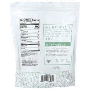 Dr. Mercola, Чистый порошок органического сывороточного протеина, оригинальный, 382,5 г (13,5 унции) в Москве - eco-herb.ru | фото