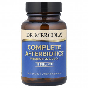 Dr. Mercola, Complete Afterbiotics®, пробиотики и почвенные организмы, 30 капсул - описание | фото