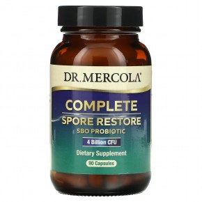 Dr. Mercola, Complete Spore Restore, 4 млрд КОЕ, 90 капсул - описание | фото