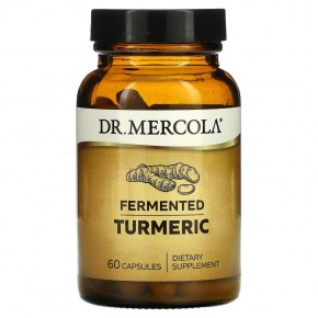 Dr. Mercola, Ферментированная куркума, 60 капсул - описание