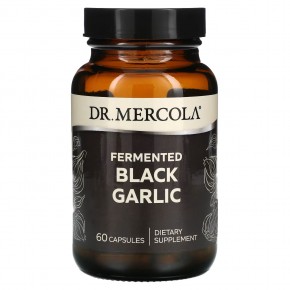 Dr. Mercola, ферментированный черный чеснок, 60 капсул в Москве - eco-herb.ru | фото