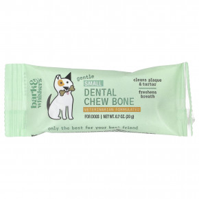 Dr. Mercola, Gentle Dental Chew Bone, для собак, 12 костей, 19 г (0,67 унции) в Москве - eco-herb.ru | фото