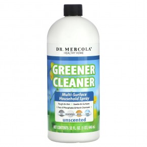 Dr. Mercola, Healthy Home, Greener Cleaner, Unscented , 32 fl oz (946 ml) в Москве - eco-herb.ru | фото