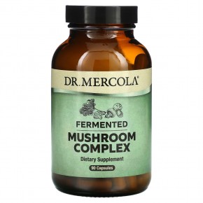 Dr. Mercola, Комплекс ферментированных грибов, 90 капсул в Москве - eco-herb.ru | фото