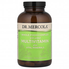 Dr. Mercola, комплекс из цельных продуктов с мультивитаминами и необходимыми минералами, 240 таблеток - описание | фото
