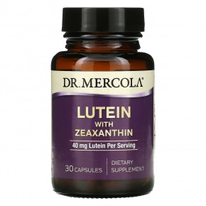 Dr. Mercola, Лютеин с зеаксантином, 40 мг, 30 капсул в Москве - eco-herb.ru | фото