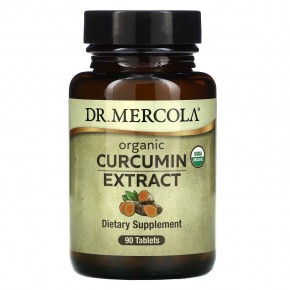 Dr. Mercola, Органический экстракт куркумина, 90 таблеток - описание