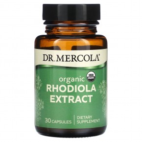 Dr. Mercola, Organic Rhodiola Extract, 30 Capsules в Москве - eco-herb.ru | фото