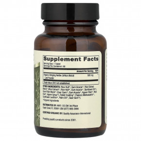 Dr. Mercola, органическая крапива двудомная, 60 таблеток (500 мг в одной таблетке) в Москве - eco-herb.ru | фото