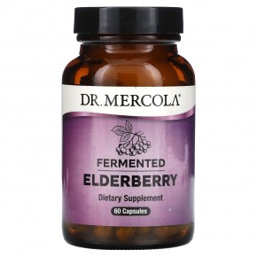 Dr. Mercola, Органические ферментированные ягоды бузины, 60 таблеток в Москве - eco-herb.ru | фото