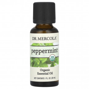Dr. Mercola, Органическое эфирное масло, перечная мята, 30 мл (1 жидк. унц.) - подробнее Dr. Mercola, Органическое эфирное масло, перечная мята, 30 мл (1 жидк. унц.) - описание