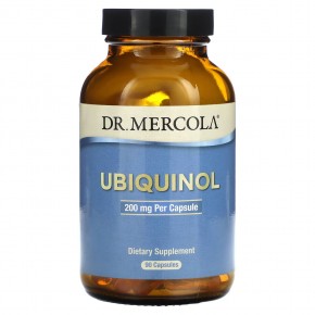 Dr. Mercola, Ubiquinol, 200 mg, 90 Capsules - описание