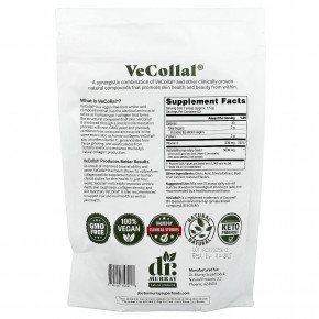Dr. Murray's, VeCollal®, веганский коллаген типа 1, клубничный крем, 454 г (16 унций) в Москве - eco-herb.ru | фото
