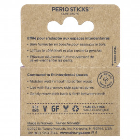 Dr. Tung's, Ecosentials™, Perio Sticks™, X-Thin, 100 стик-стиков в Москве - eco-herb.ru | фото