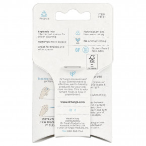 Dr. Tung's, Ecosentials™, Smart Floss®, натуральный кардамон, 27 м (30 м) в Москве - eco-herb.ru | фото
