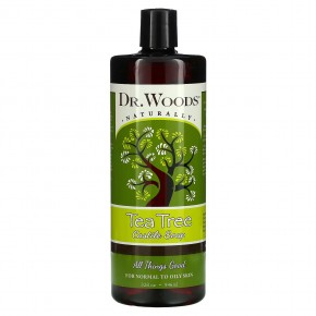 Dr. Woods, Кастильское мыло, чайное дерево, 946 мл - описание