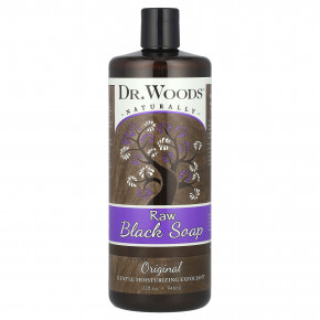 Dr. Woods, Сырое черное мыло, оригинальное, 946 мл (32 жидких унции) в Москве - eco-herb.ru | фото